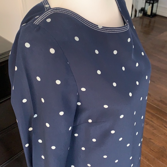 SILK DRESS JCREW💙🤍 - Picture 10 of 10